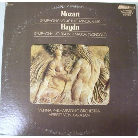 Mozart-Haydn -Symphony In G Minor-Haydn -Symphony In D Major, No. 104 -Karajan |1959   London Records ‎– STS 15106