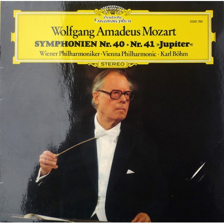 Mozart ‎– Symphonien Nr. 40 · Nr. 41 »Jupiter«- Wr. Philharmoniker · Karl Böhm  |1977   DG – 2530 780