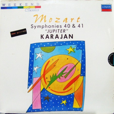 Mozart ‎– Symphonies 40 & 41 "Jupiter"-Karajan|1987     London Records ‎– 417 695-1(6.43594)