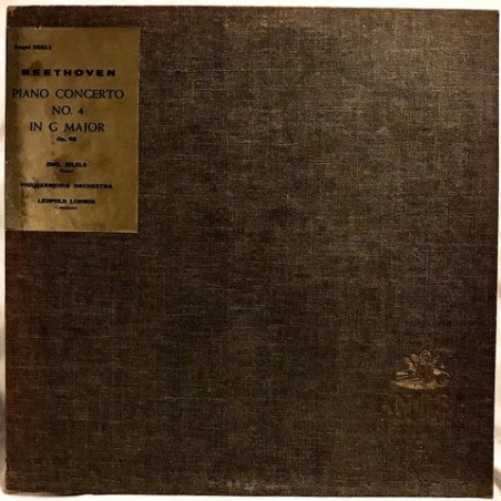 Beethoven - Piano Concerto No. 4  - Emil Gilels|Angel Records ‎– S 35511