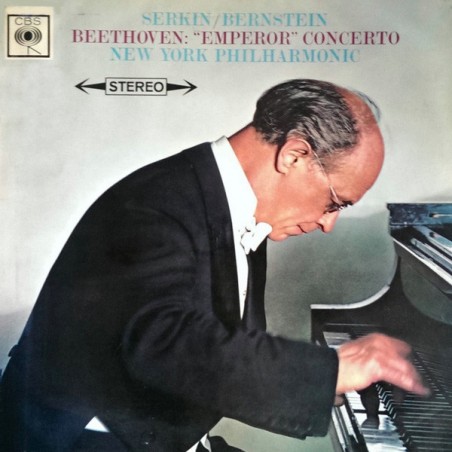 Beethoven– Concerto No. 5 for Piano and Orchestra (Emperor)- Serkin- Bernstein  |1962  CBS ‎– SBRG 72051