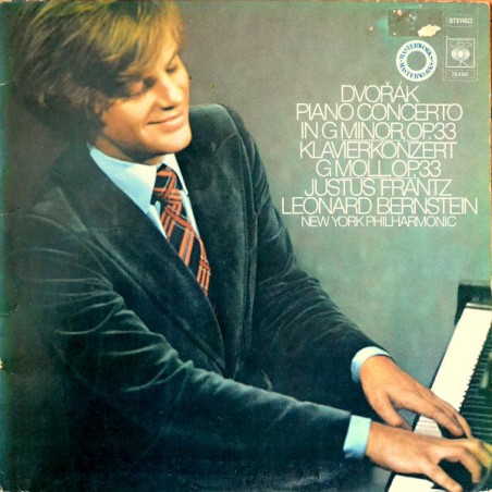 Dvorak -Piano Concerto in G Minor, Op. 33- Justus Frantz-Bernstein, New York Philharmonic |1976   CBS Masterworks ‎– 76480