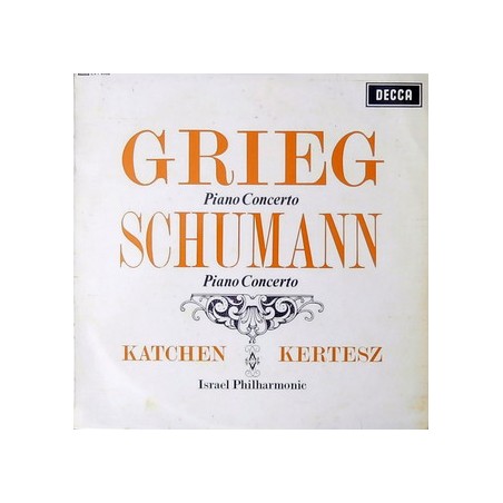 Grieg-Schumann - Piano Concerto- Katchen- Kertesz- Israel Philharmonic|1962   Decca ‎– LXT 6028