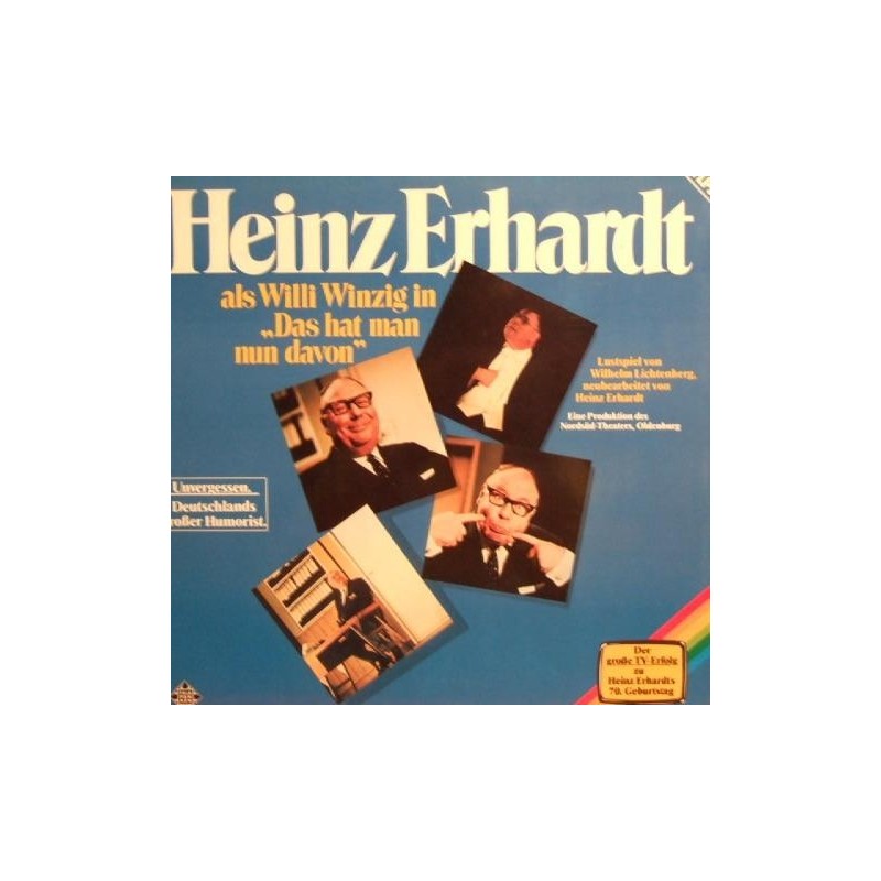 Erhardt Heinz – Das Hat Man Nun Davon|1979 Telefunken – 6.28480 2 LP Erhardt Heinz – Das Hat Man Nun Davon|1979 Telefunken – 6.28480 2 LP