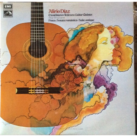 Castelnuovo -Tedesco - Guitar Quintet / Ponce- Sonata Romantica -Alirio- Allegri String Quartet ‎| HMV HQS 1250