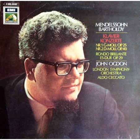 Mendelssohn-The Piano Concertos- John Ogdon, Aldo Ceccato, LSO  ‎|EMI ‎– 1C 063-02 007