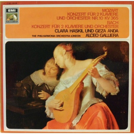 Mozart-Bach – Konzert für 2 Klaviere und Orchester Nr. 10- Haskil- Anda|EMI-1 C 053-00 439