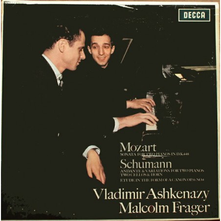 Mozart-Schumann-Sonata for 2 Pianos-Andante & Variations-two Cellos ...-Vladimir Ashkenazy  |1964    Decca ‎– LXT 6130