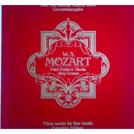 Mozart - Das vierhändige Klavierwerk - Gesamtausgabe- Jörg Demus, Paul Badura-Skoda ‎|Amadeo ‎– AVRS 6462/65-4 LP-Box