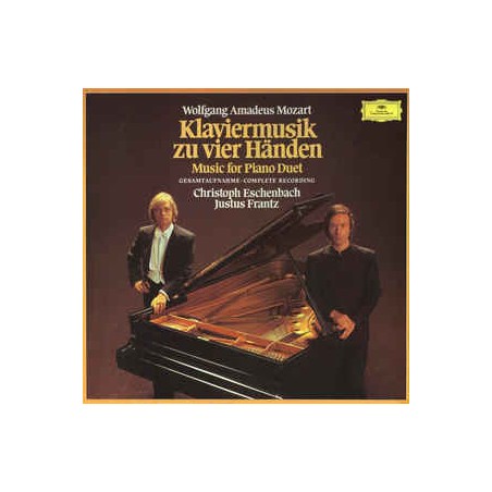 Mozart ‎– Klaviermusik zu vier Händen - Gesamtaufnahme - Christoph Eschenbach / Justus Frantz  |1975    DG- 2740 258-3 LP-Box