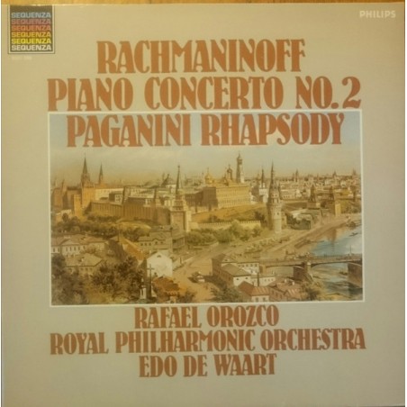 Rachmaninoff -Piano Concerto No. 2 / Rhapsody On A Theme...-Edo de Waart |1973   Philips ‎– 6527 208