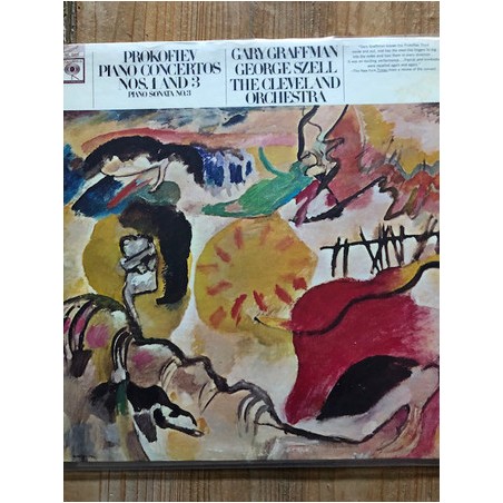 Prokofiev -Piano Concertos Nos.1 / 3, Piano Sonata No.3 - George Szell |1966  |1966   Columbia ML-6325
