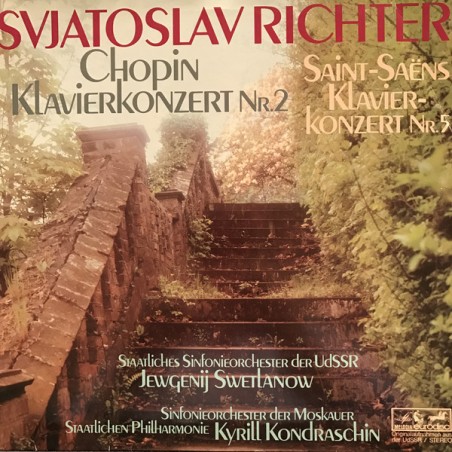 Chopin-Saint-Saëns -Klavierkonzert Nr. 2 - Klavierkonzert Nr 5  |1984     Melodia-Eurodisc ‎– 205 577