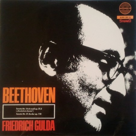 Beethoven – Sonate Nr. 14 („Mondschein-Sonate”) / Sonate Nr. 31-Friedrich Gulda ‎ |1969    Amadeo AVRS 205 St