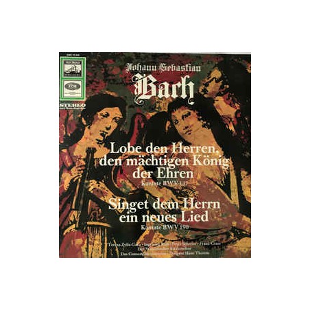 Bach-Lobe den Herren, den mächtigen König...-Singet dem Herrn ein Lied..-Schreier-Crass |EMI Electrola ‎– SME 91 605