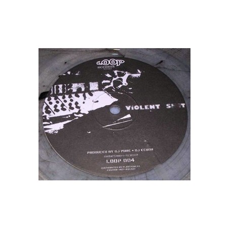 Violent Shit ‎– Untitled|1995     Loop 004  10"Vinyl  Brown transparent marbled Vinyl