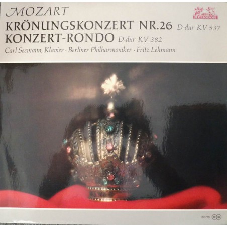Mozart ‎– Krönungskonzert Nr. 26 KV 537 Konzert - Rondo KV 382| Heliodor ‎– 89 716