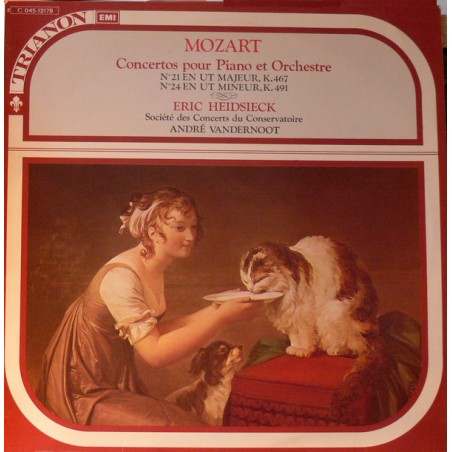 Mozart-Concertos pour Piano et Orchestre (N°21 - N°24)-Heidsieck |1973   Trianon ‎– 2 C 045-12179