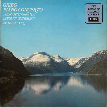 Grieg-Litolff - Piano Concerto-Peer Gynt - Suite No. 1 / "Scherzo" |Peter Katin |1971   Decca ‎– SPA 170