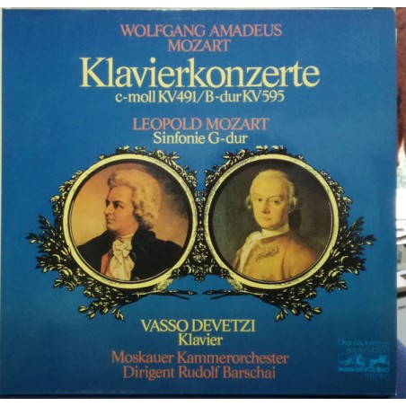 Mozart - Leopold Mozart - Klavierkonzerte KV 491 - B-dur KV 595 / Sinfonie G-dur-  Barschai|Melodia-Eurodisc ‎– 85 309 XDK