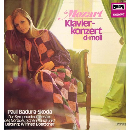 Mozart - Klavierkonzert D-Moll- Paul Badura-Skoda -Wilfried Boettcher|Europa Exquisit ‎– ex 1206