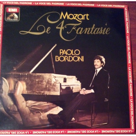 Mozart ‎– Le 4 Fantasie - Paolo Bordoni  |1979    EMI ‎– 3C 065 - 18442