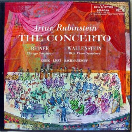 Grieg-Liszt-Rachmaninoff – The Concerto- Arthur Rubinstein - Reiner |1956    RCA Victor ‎– LM-6039