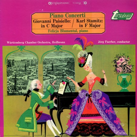 Paisiello Giovanni-Karl Stanitz-Piano Concerti- Felicja Blumental ‎|Turnabout ‎– TV 34001S