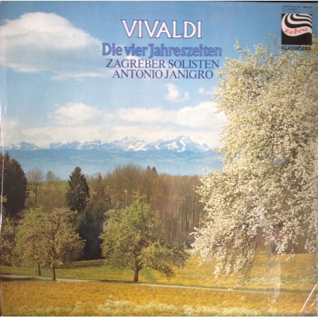 Vivaldi -Die Vier Jahreszeiten- Zagreber Solisten-Antonio Janigro ‎|Zebra ‎– 0091.701