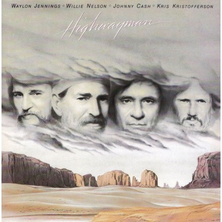 Jennings Waylon • Willie Nelson • Johnny Cash • Kris Kristofferson ‎– Highwayman|1985    CBS 26466