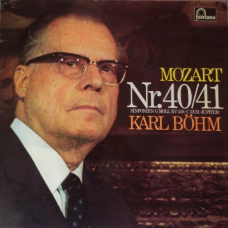 Mozart ‎– Sinfonie Nr. 40- Nr. 41 - Karl Böhm | Fontana ‎– 6540 077