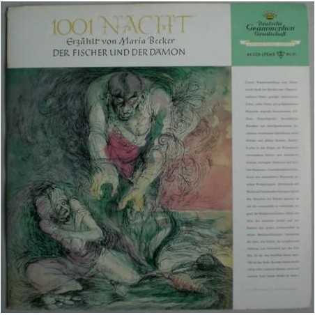 Der Fischer und der Dämon-Erzählt von Maria Becker|1959   DG 44006 LPEMS- Literarisches Archiv