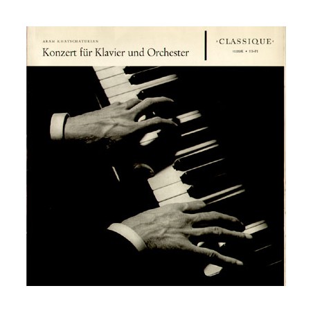 Khatchaturian Aram-Konzert für Klavier und Orchester- Alexander Jenner |Classique 11353 K