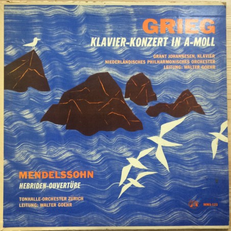 Grieg-Mendelssohn–Klavier-Konzert in A-Moll -Hebriden-Ouvertüre-Walter Goehr, Tonhalle-Orchester Zürich| MMS-123