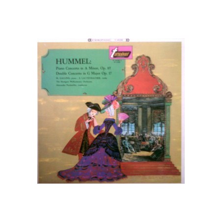 Hummel – Piano Concerto in A Minor, Op.85 / Double Concerto in G Major Op.17 -M. Galling |1966   Turnabout	TV 34028S