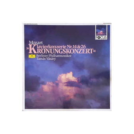 Mozart – Klavierkonzerte Nr. 14 & 26 »Krönungskonzert« Berliner Philharmoniker • Tamás Vásáry  |1987    DG – 419 649-1