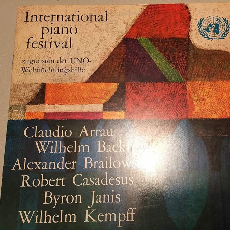 Arrau Claudio - Wilhelm Backhaus-Robert Casadesus-Wilhelm Kempff ‎– International  Piano Festival|United Nations 111 360