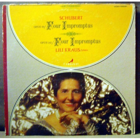 Schubert - Opus 90 (Four Impromptus) / Opus 142 (Four Impromptus) -Lili Kraus |1968    Vanguard ‎– VCS•10031