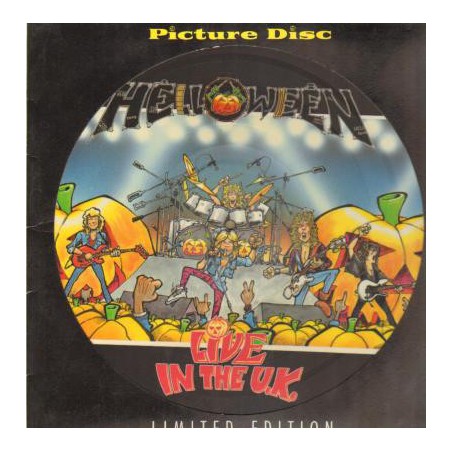 Helloween ‎– Live In The U.K.|1989     Noise International ‎– 1C 064-7 92371 0-Picture Disc-Limited Edition