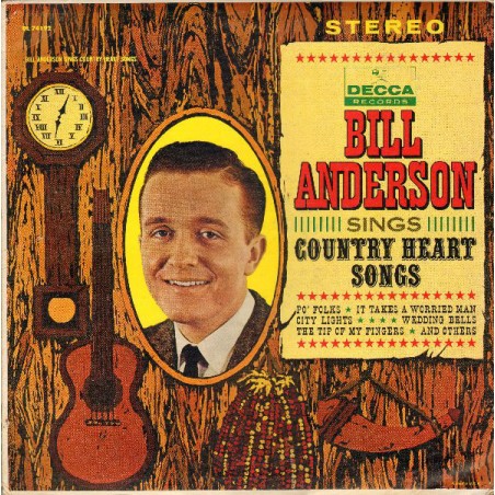 Anderson Bill  ‎– Sings Country Heart Songs|1962    Decca ‎– DL 74192