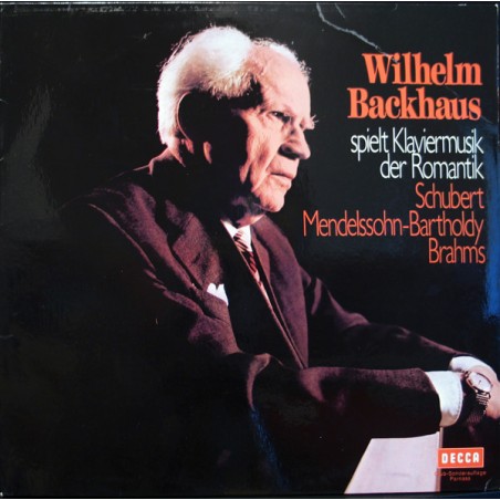 Schubert-Mendelssohn-Bartholdy-Brahms  ‎– Klaviermusik der Romantik |1962   Decca ‎– 64 892