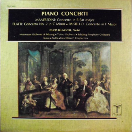Manfredini- Platti-Paisiello-Piano Concerti- Blumental - Guschlbauer  |1974   TV-S 34495