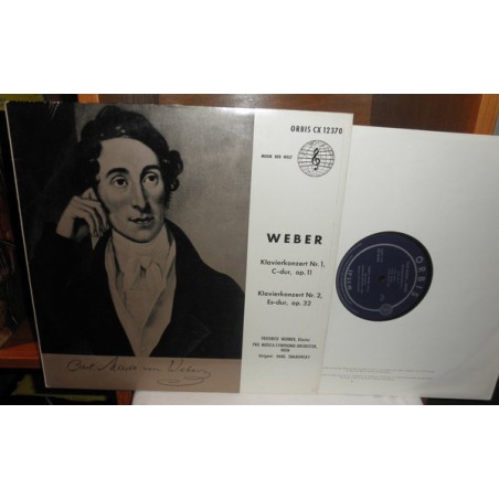 Weber- Klavierkonzert Nr. 1-Klavierkonzert Nr. 2-Wührer-Swarowsky |‎ Orbis ‎– CX 12370