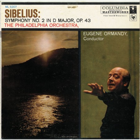 Sibelius‎– Symphony No. 2   -The Philadelphia Orchestra, Eugene Ormandy  |1957    Columbia Masterworks ‎– ML 5207