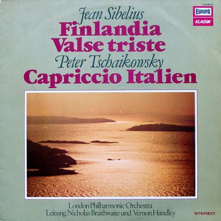 Sibelius-Tschaikowsky ‎– Finlandia / Valse Triste / Capriccio Italien|1977   Europa Klassik ‎– 114 059.0