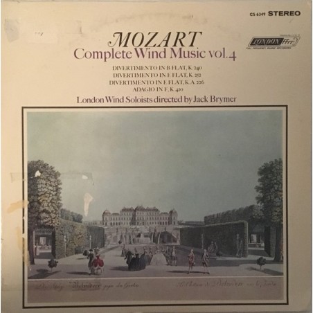 Mozart -Complete Wind Music Vol.4- Jack Brymer  |1963  London CM 9349
