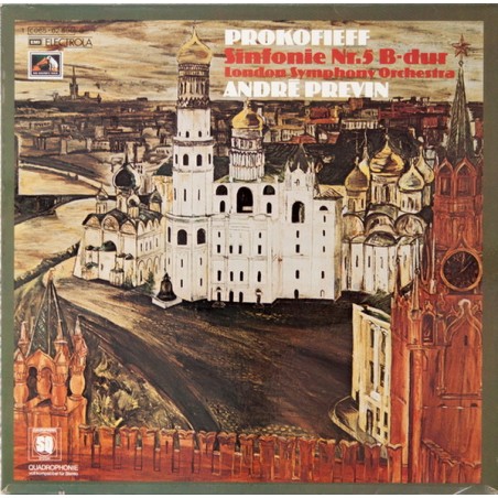 Prokofiev – Sinfonie Nr. 5 B-Dur -André Previn, London Symphony Orchestra  |1975     EMI ‎– 1C 065-02 590 Quadraphonic