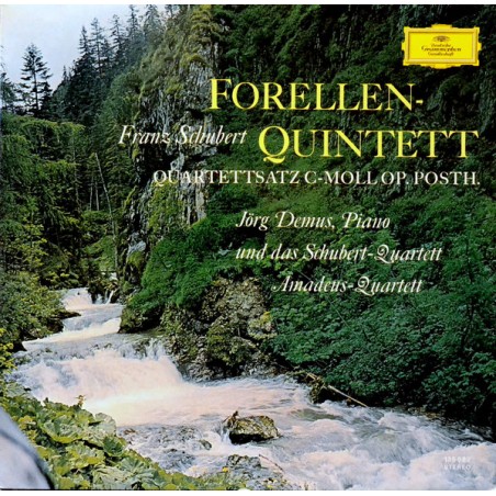 Schubert – Trout Quintet, Quartettsatz C Minor Op. Posth.- Jörg Demus, Schubert-Quartett, Amadeus-Quartett|DG- 135 062 ‎