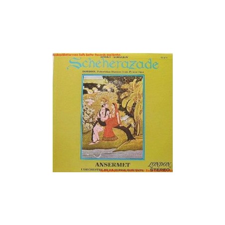 Rimsky-Korsakov-Scheherazade-Borodin-Polovtsian Dances...-Ansermet |1961    London Records ‎– CS 6212