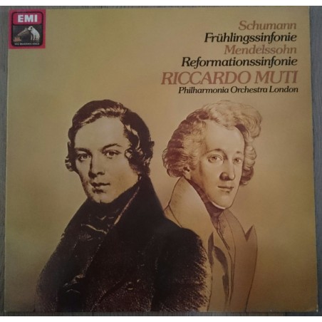 Schumann-Mendelssohn-Frühlingssinfonie / Reformationssinfonie- Muti |1979    HMV– 1C 063-03 640 Quadraphonic
